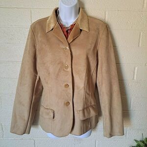 Golden Brown Suede Vintage Jacket